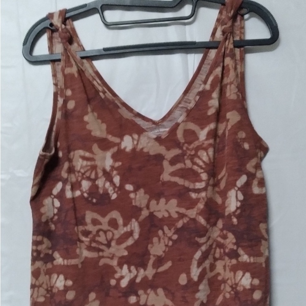 Anthropologie Floral Tank Top
